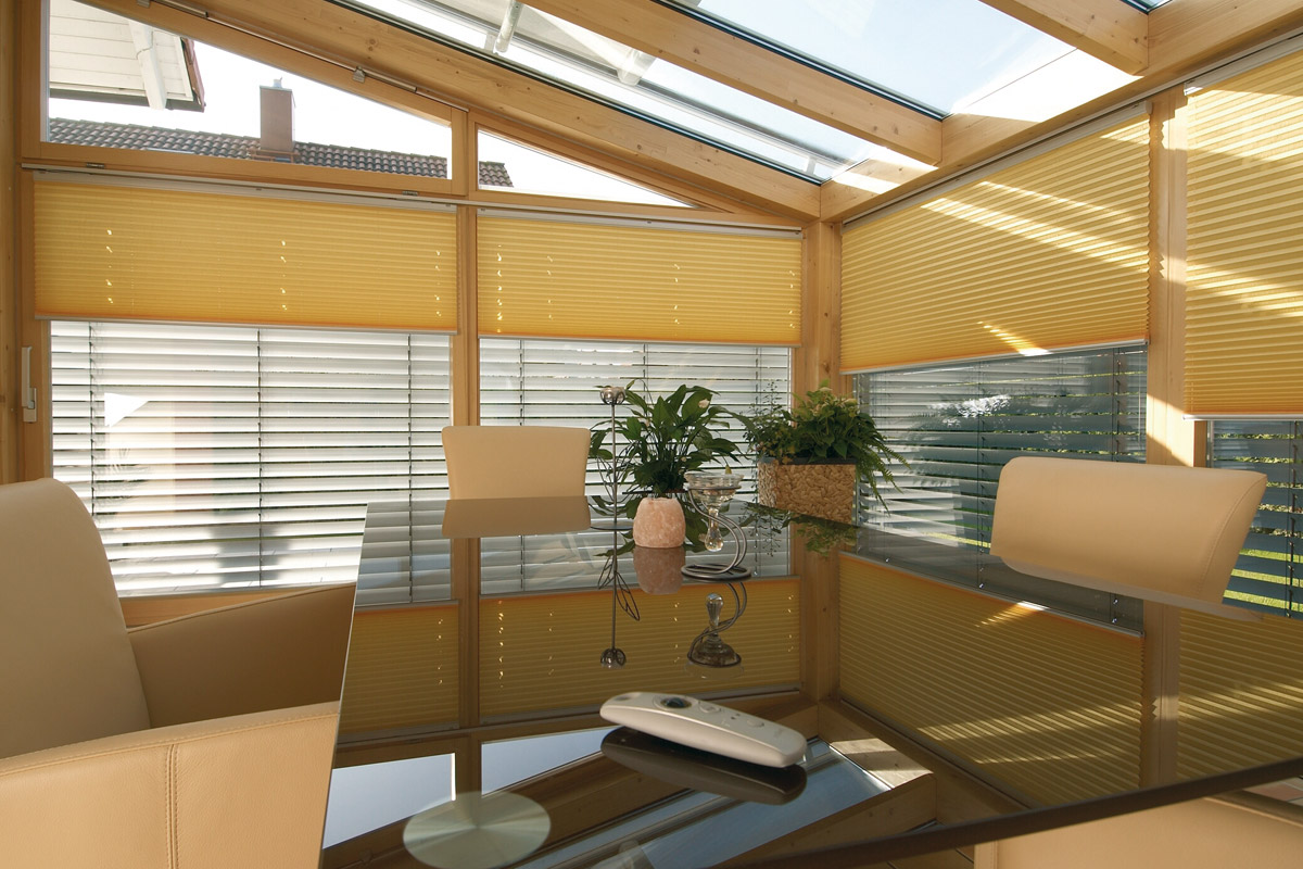 Automated home control conservatory blinds