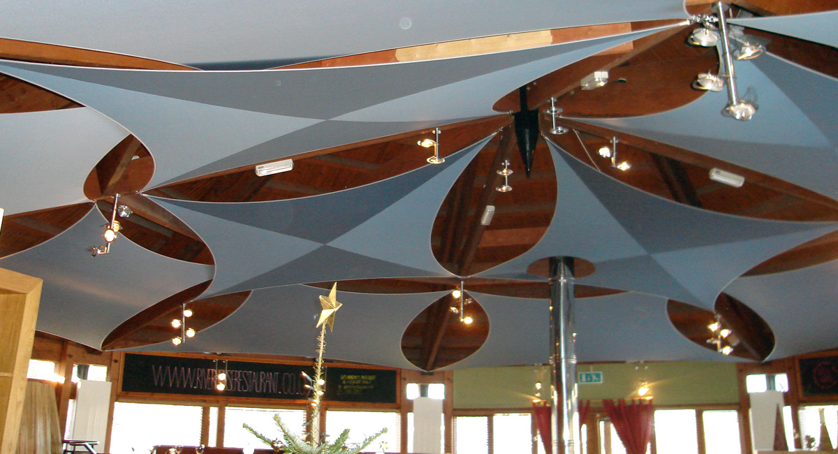 InShade commercial sail blinds supplied and installed by Curtaincraft